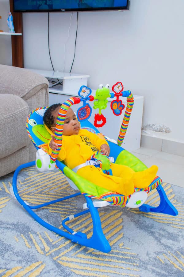 Baby Rocker with Musical Toy Bar & Vibrations