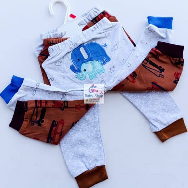 3PC Infant Boy Cotton Pants Set - Image 8