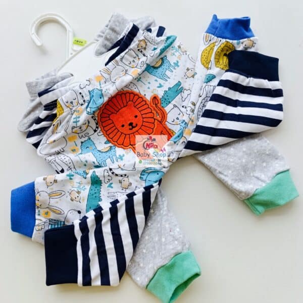 3PC Infant Boy Cotton Pants Set - Image 8