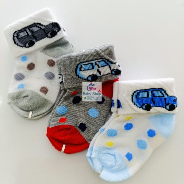 3PCs Cotton Socks Set (Boys) - Image 8