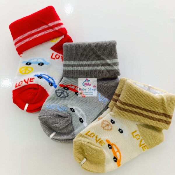 3PCs Cotton Socks Set (Boys) - Image 7