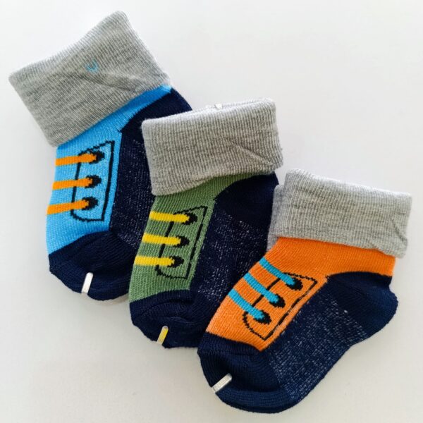 3PCs Cotton Socks Set (Boys) - Image 4