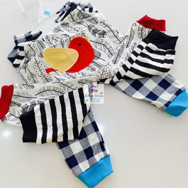3PC Infant Boy Cotton Pants Set - Image 9