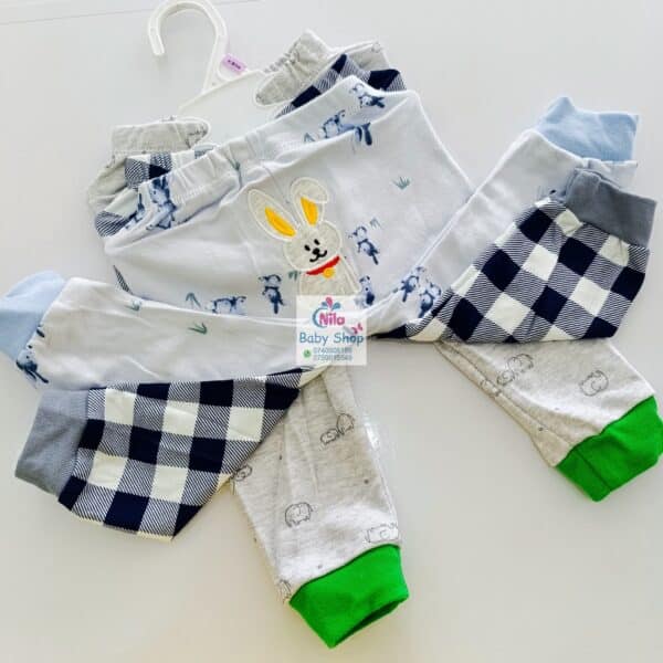 3PC Infant Boy Cotton Pants Set - Image 7