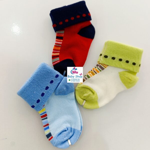 3PCs Cotton Socks Set (Boys) - Image 17