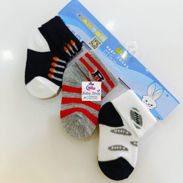 3PCs Cotton Socks Set (Boys) - Image 14
