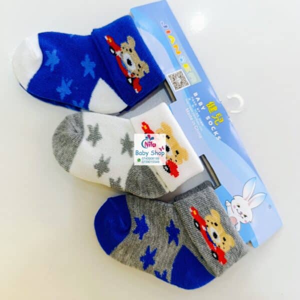 3PCs Cotton Socks Set (Boys) - Image 13