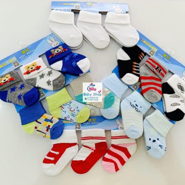 3PCs Cotton Socks Set (Boys) - Image 12