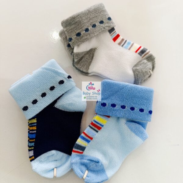 3PCs Cotton Socks Set (Boys) - Image 10