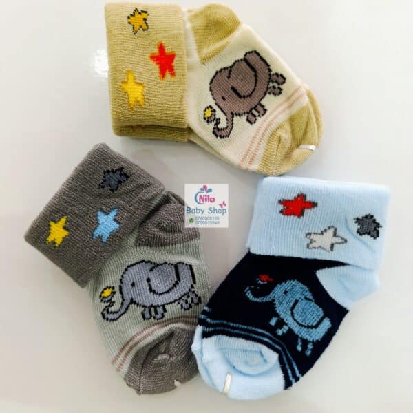 3PCs Cotton Socks Set (Boys) - Image 9