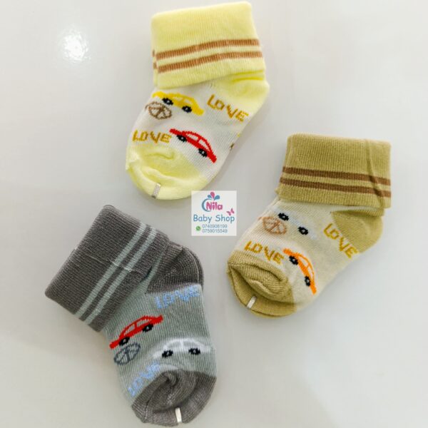 3PCs Cotton Socks Set (Boys) - Image 8