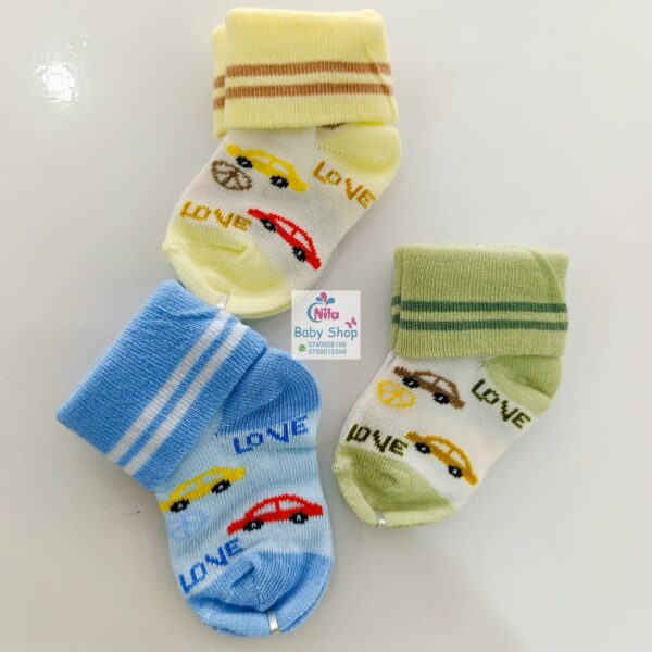 3PCs Cotton Socks Set (Boys) - Image 7