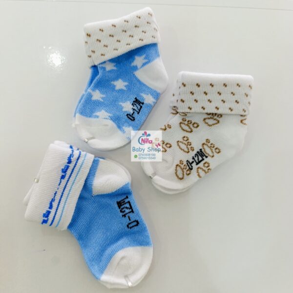 3PCs Cotton Socks Set (Boys) - Image 4