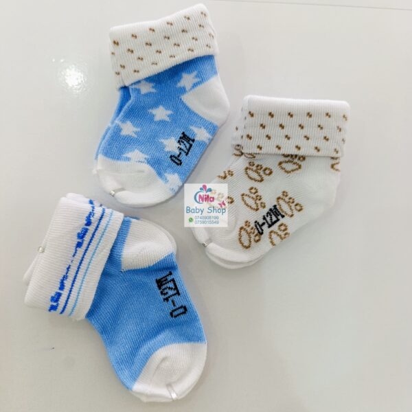 3PCs Cotton Socks Set (Boys) - Image 3