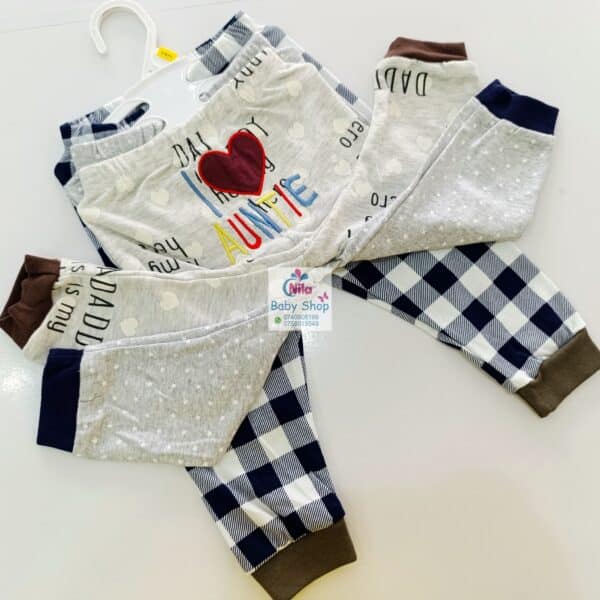 3PC Infant Boy Cotton Pants Set - Image 10