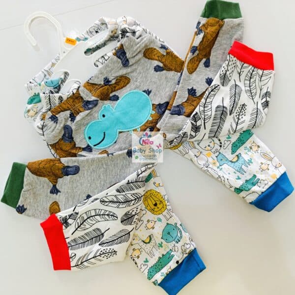 3PC Infant Boy Cotton Pants Set - Image 9