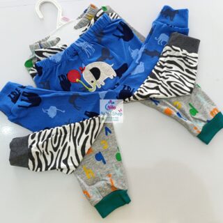 3PC Infant Boy Cotton Pants Set