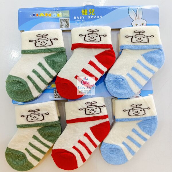 3PCs Cotton Socks Set (Boys) - Image 13