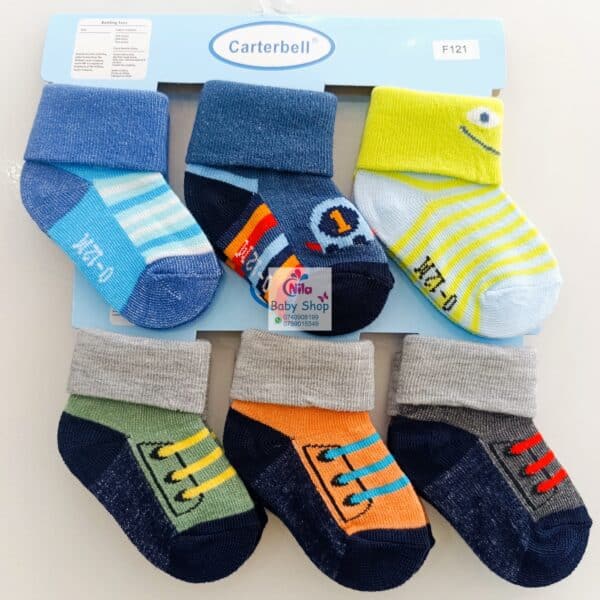3PCs Cotton Socks Set (Boys) - Image 7