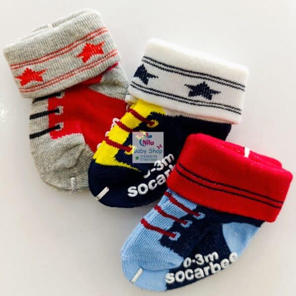3PCs Cotton Socks Set (Boys) - Image 7