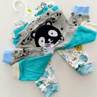 3PC Infant Boy Cotton Pants Set