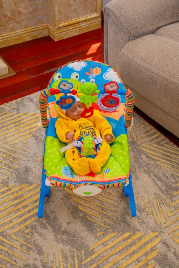 Baby Rocker with Musical Toy Bar & Vibrations - Image 6