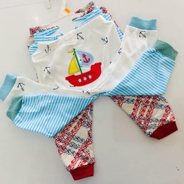 3PC Infant Boy Cotton Pants Set - Image 11
