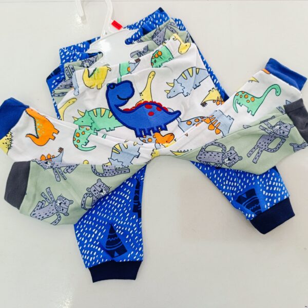 3PC Infant Boy Cotton Pants Set - Image 9