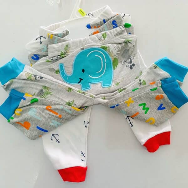 3PC Infant Boy Cotton Pants Set - Image 4