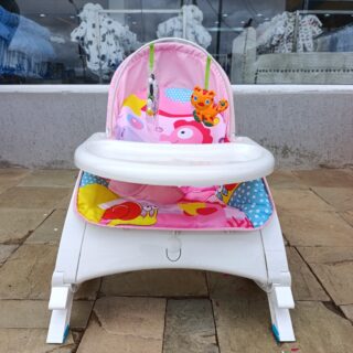 Pink Baby Rocker & Swing with toys