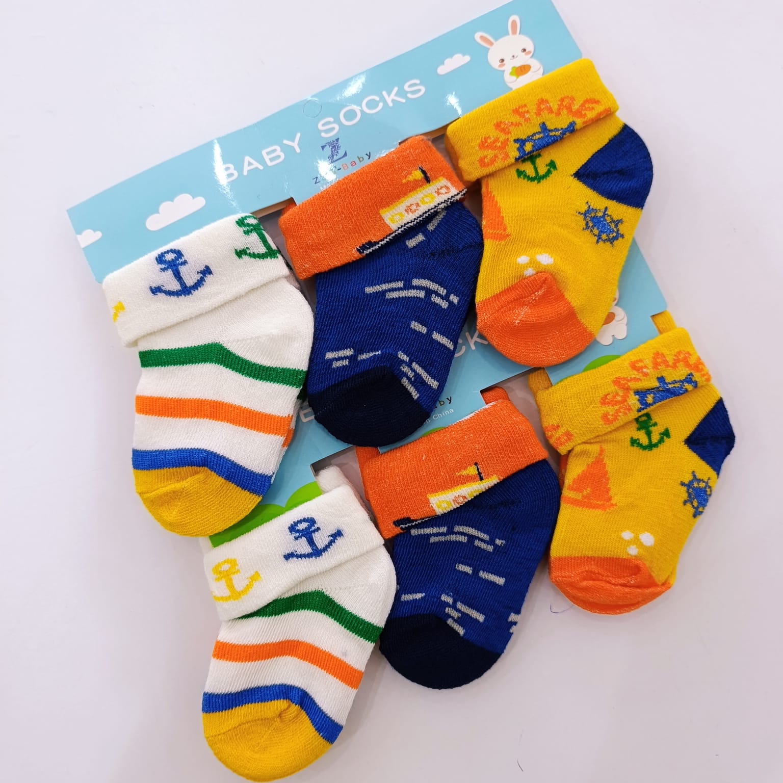 3PCs Cotton Socks Set (Boys) - Image 3