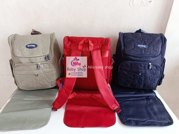 Diaper Backpack with changing mat