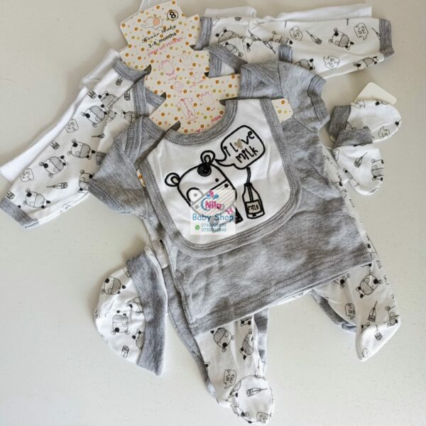 8-Piece Cotton Receiving Set for a Newborn - Image 6