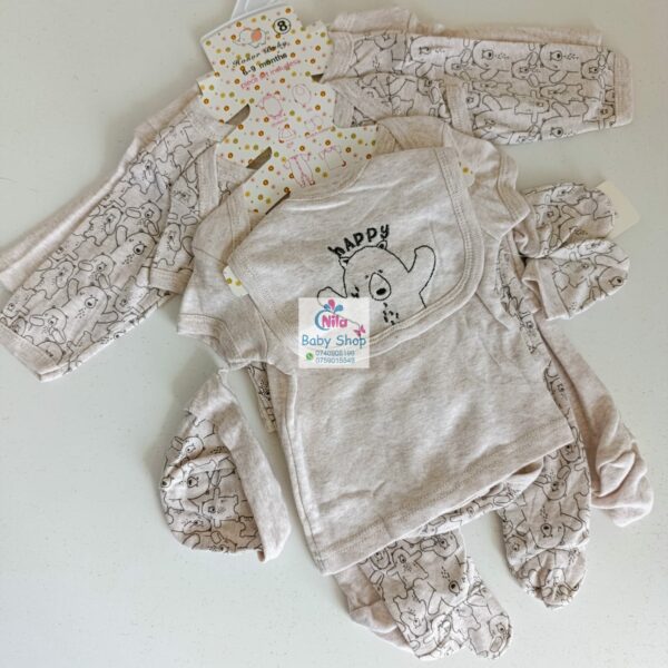 8-Piece Cotton Receiving Set for a Newborn - Image 5