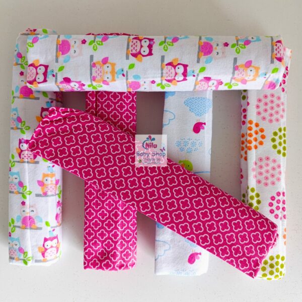 6 Piece Cotton Flannel Receiving Set - Image 12