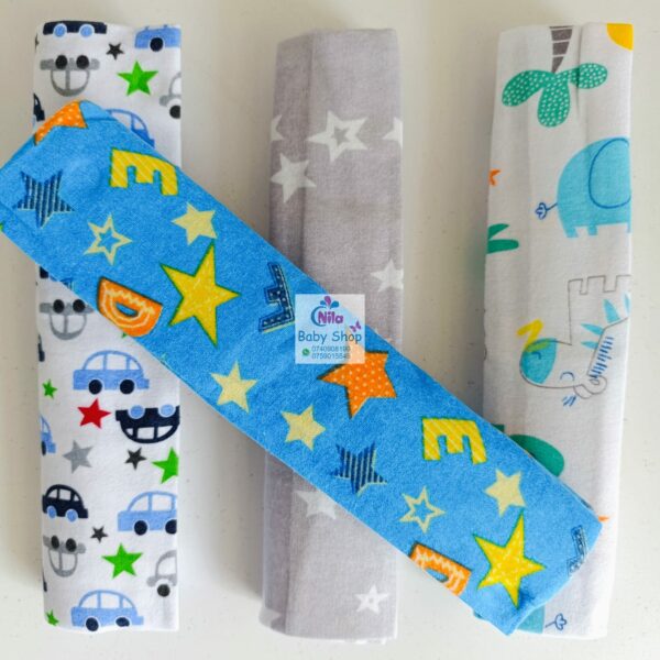 4 Piece Cotton Flannel Baby Receiving Wraps - Image 10