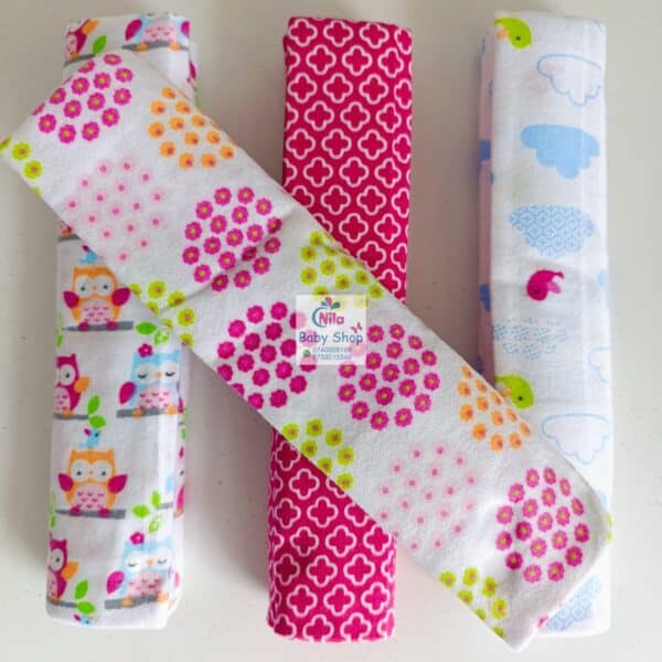 4 Piece Cotton Flannel Baby Receiving Wraps - Image 15