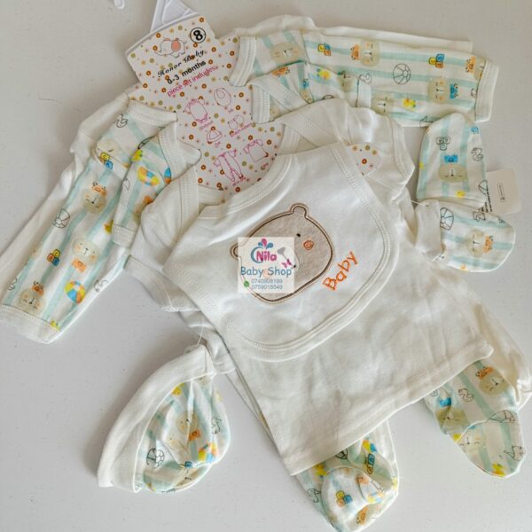 8-Piece Cotton Receiving Set for a Newborn - Image 10