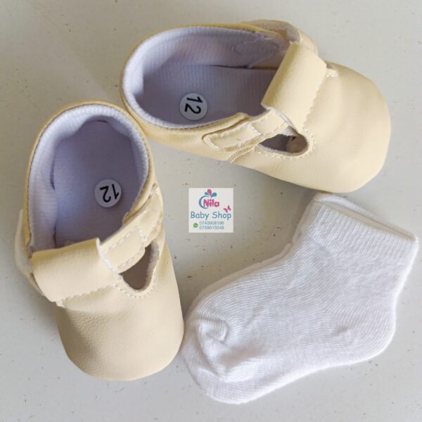 Baby Girl Crib Shoes with Soft Sole (pre-walkers) - Image 5