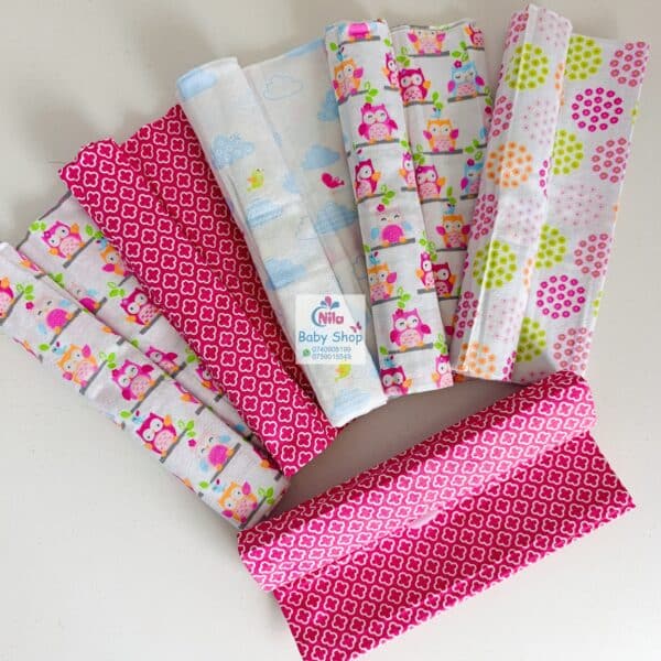 6 Piece Cotton Flannel Receiving Set - Image 5