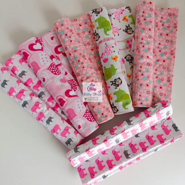 6 Piece Cotton Flannel Receiving Set - Image 6