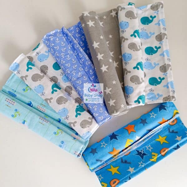 6 Piece Cotton Flannel Receiving Set