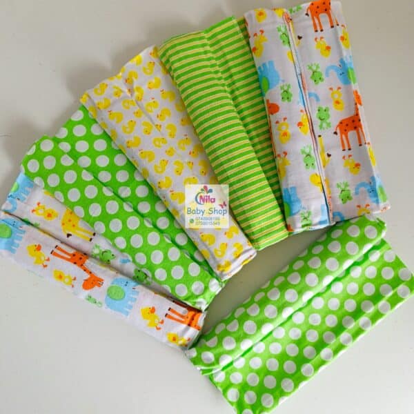 6 Piece Cotton Flannel Receiving Set - Image 3