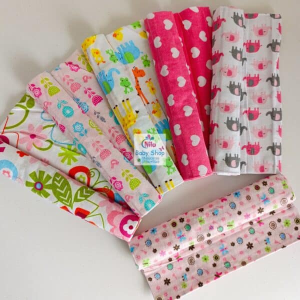 6 Piece Cotton Flannel Receiving Set - Image 2