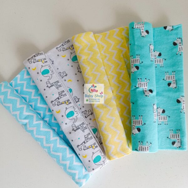 6 Piece Cotton Flannel Receiving Set - Image 12