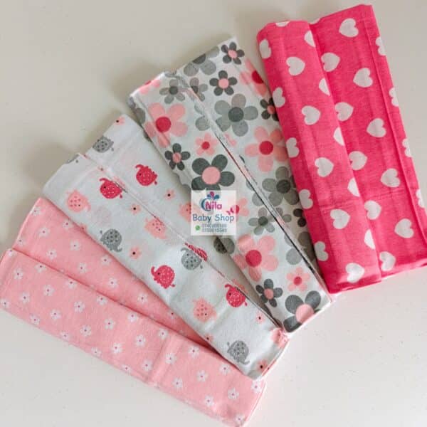 6 Piece Cotton Flannel Receiving Set - Image 8