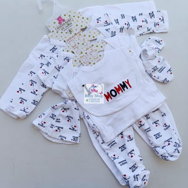 8-Piece Cotton Receiving Set for a Newborn - Image 11