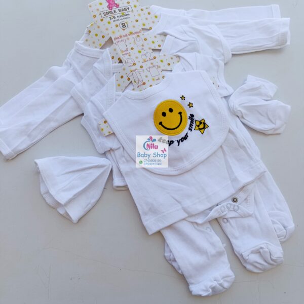 8-Piece Cotton Receiving Set for a Newborn - Image 9