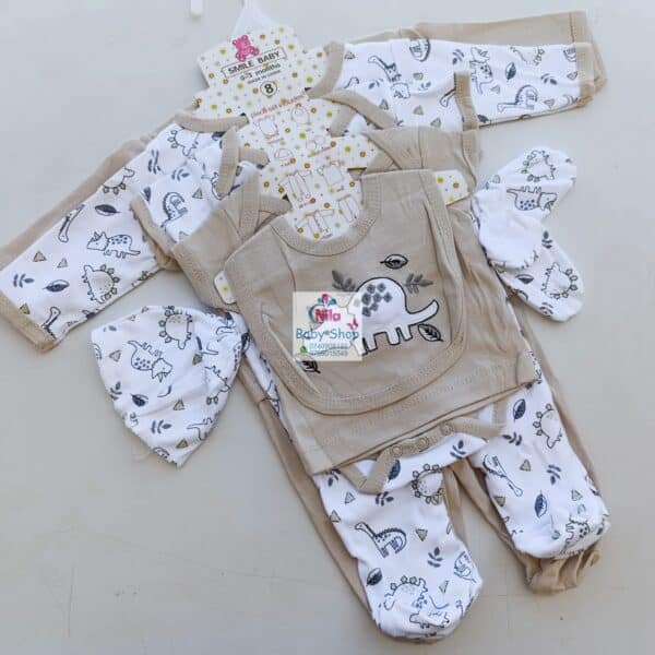 8-Piece Cotton Receiving Set for a Newborn - Image 10