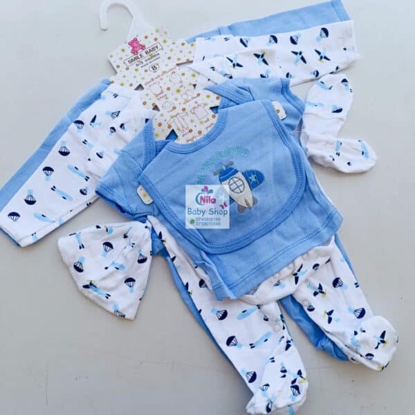 8-Piece Cotton Receiving Set for a Newborn